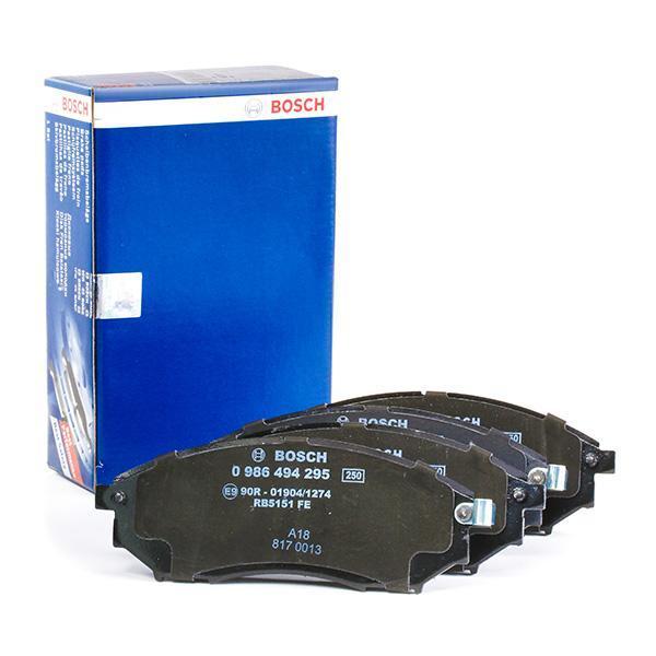 Bosch 0986494295 Renault Kaleos 2008-2013 2.0 dCi Front Brake Pad Set