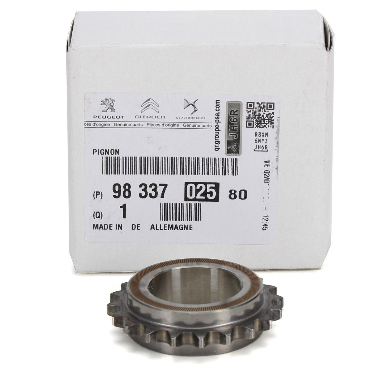 Peugeot RCZ 1.6 THP Crank Sprocket - Original Authorized Part — Timing