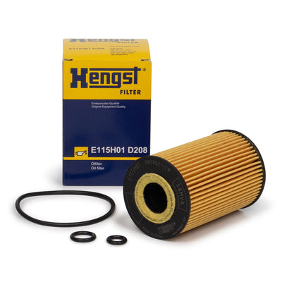 Hengst E115H01D208 Oil Filter Golf5/Passat/Caddy/Jetta/T5/T6/A3/Leon/Crafter 1.6-2.0 TDI — Oil Filters