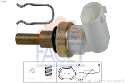 Facet 7.3360 Coolant Temperature Su Temperature Sensor Chevrolet Aveo 1.4 09-11