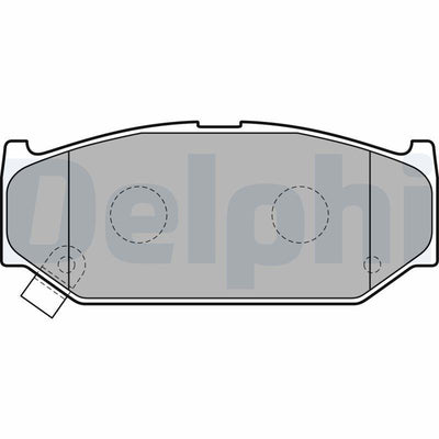 Delphi LP2182 Brake Pad Front Suzuki Swift 05-10 — Brake Pads