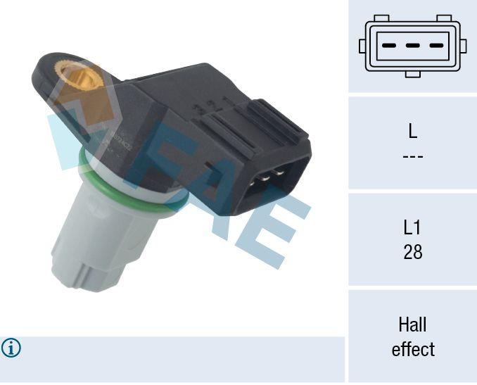 FAE 79159 Camshaft Shaft Sensor Kangoo Laguna Megane Scenic Traffic 1, 9Dci Master 2 and 2 more models — Timing