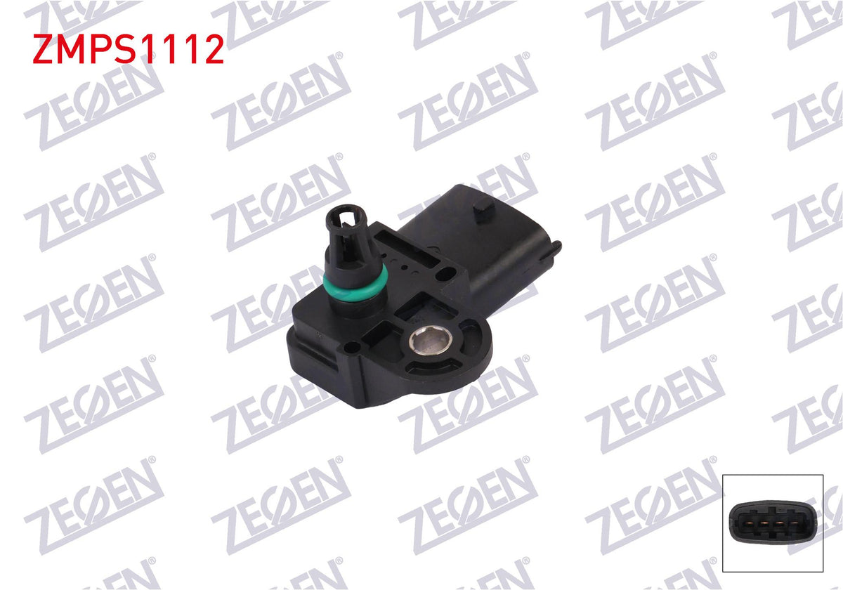 Zegen ZMPS1112 Map Sensor Alfa Romeo Giulietta 1.6 JTD / Fiat Doblo / 500X / Jeep Renegade 1.6 Cr — Engine Management Sensors