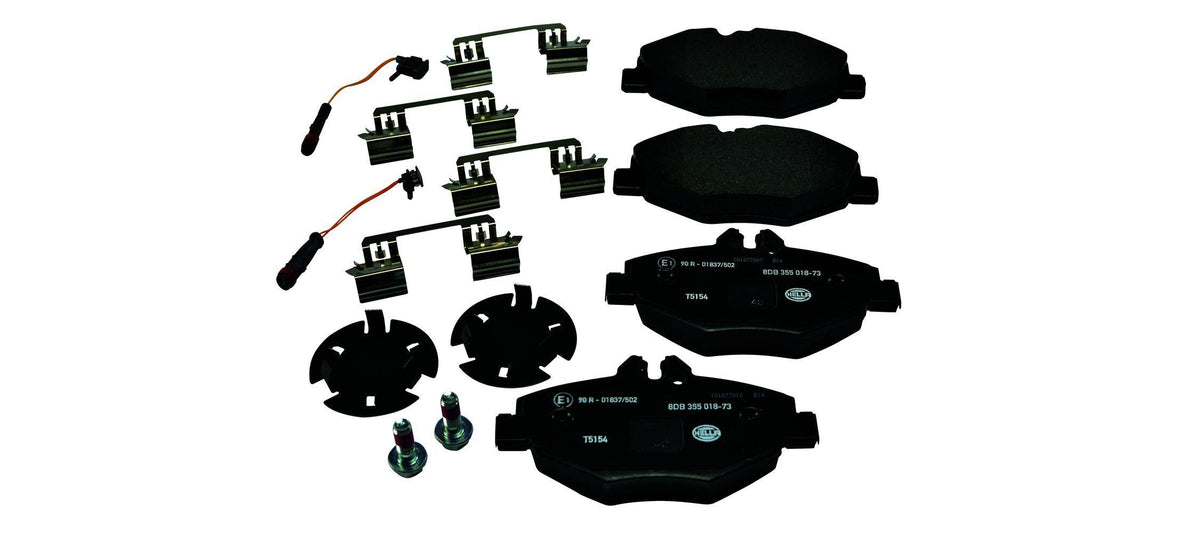 Hella 8DB355018-731 Brake Pad Front E-Class W211 02 > 08 S211 03 > 09 — Brake Pads
