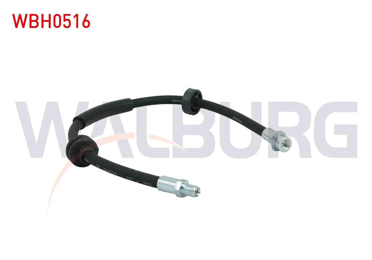 WALBURG WBH0516 Brake Hose Front Left-Right 390mm Ford C-Max II 2010-/ Ford Focus III 2011-2015 — Brake Hydraulics