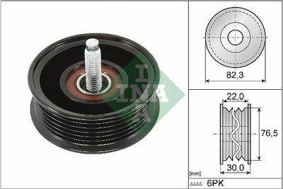 INA 532092210 Tensioner Pulley for Range Rover Evoque, Sport II, Velar & Jaguar XJ — Pulleys & Tensioners