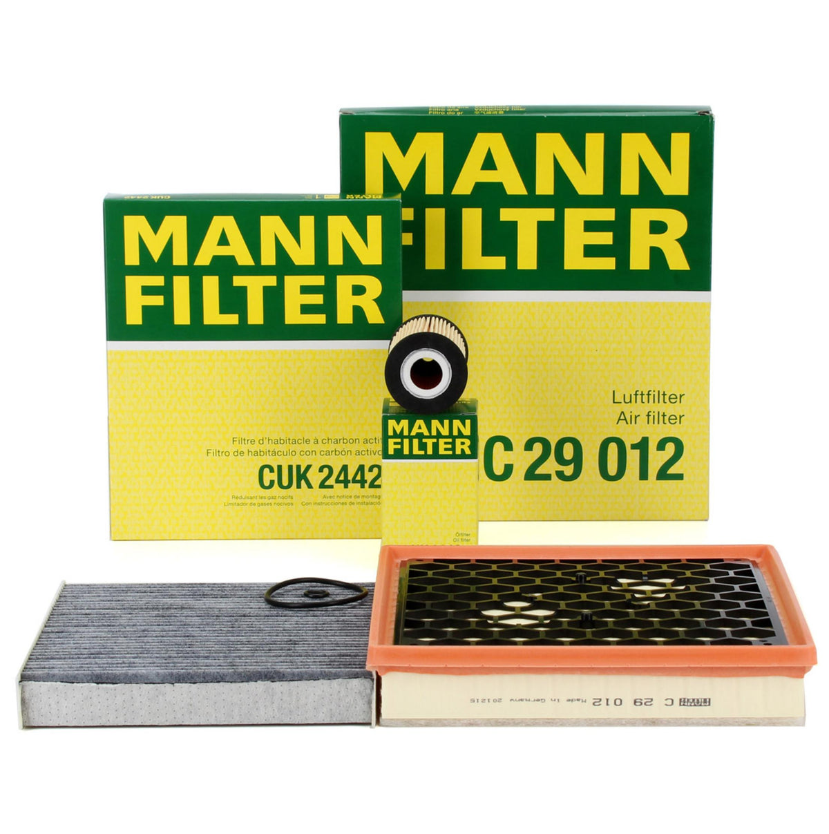Mann Opel Insignia A 1.4 / 1.6 Gasoline Motor Scheduled Service Filter Set 2009-2016 — Maintenance & Service Kits