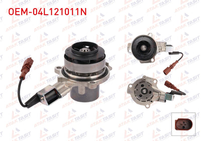OEM 04L121011N Water Pump VW Golf VII/Passat/Caddy/T6/Tiguan/Leon/A3 1.6-2.0 TDI