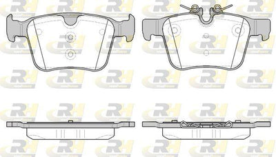 ROADHOUSE 21516.40 Brake Pad Arla R.Rover Evoque 2018 /Volvo S90 V90 Xc90 2016 /Jaguar E-Pace X540 2018 / — Brake Pads