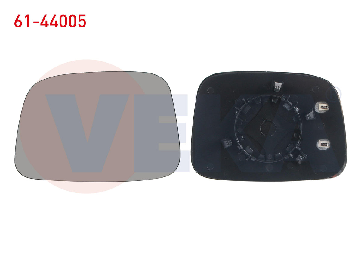 Veka 61-44005 Mirror Glass Right Heated VW Transporter T5 / Caddy — Mirrors