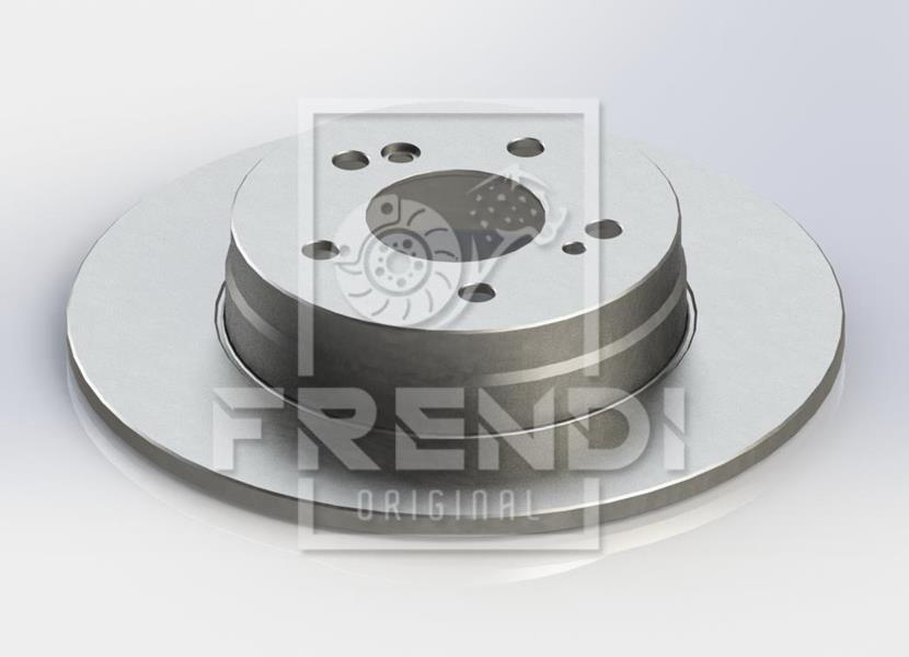 FRENDI 24203 Brake Disc Rear Mercedes W203 Cl203 S203 C209 A209 — Brake Rotors & Drums