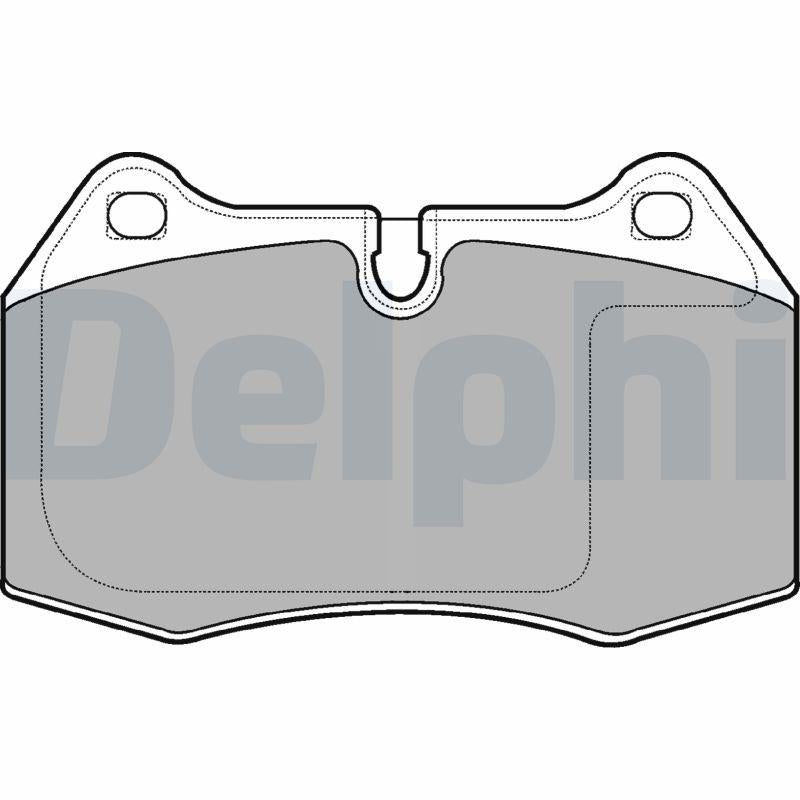 Delphi LP1584 Brake Pad Front BMW 728 i,Li 730 i,Li 735 i,Li 740 i,Li 730 D 840 i 850 Ci
