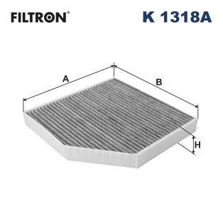 Filtron K1318A Cabin Air Filter with Carbon Audi A6 A7 A8 1.8/2.0/2.8/3.0 TFSI 2.0 TDI 10-18 — Air & Cabin Filters