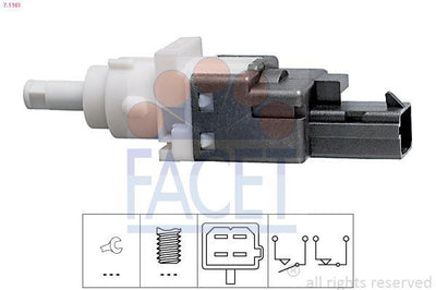 Facet 7.1161 Brake Tail Lamp Switch Boxer Jumper 2.8Hdi Ducato III 2.8Jtd 3.0Jtd 2.3 JTD 03 >