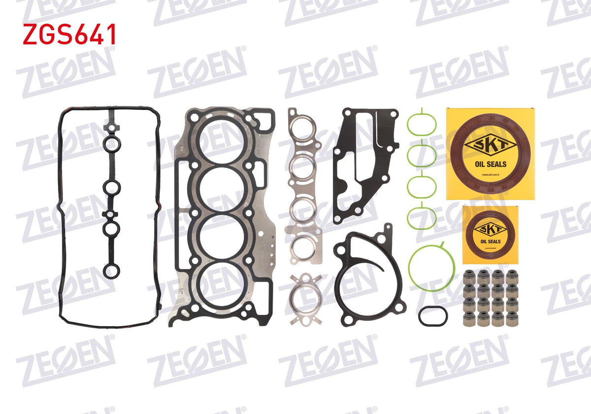 Zegen ZGS641 Motor Set Gasket Megane IV / Duster / Dokker / Lodgy 1.6 Sce (Skt with Seal) — Gaskets & Seals
