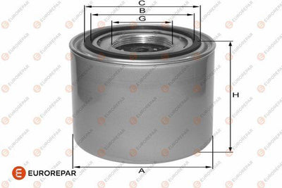 Eurorepar 1682275680 Oil Filter Opel Corsa F 1.2 Berlingo C4 C5 Partner Jumpy Ducato P206 P307 1.4 1.6 1 — Oil Filters