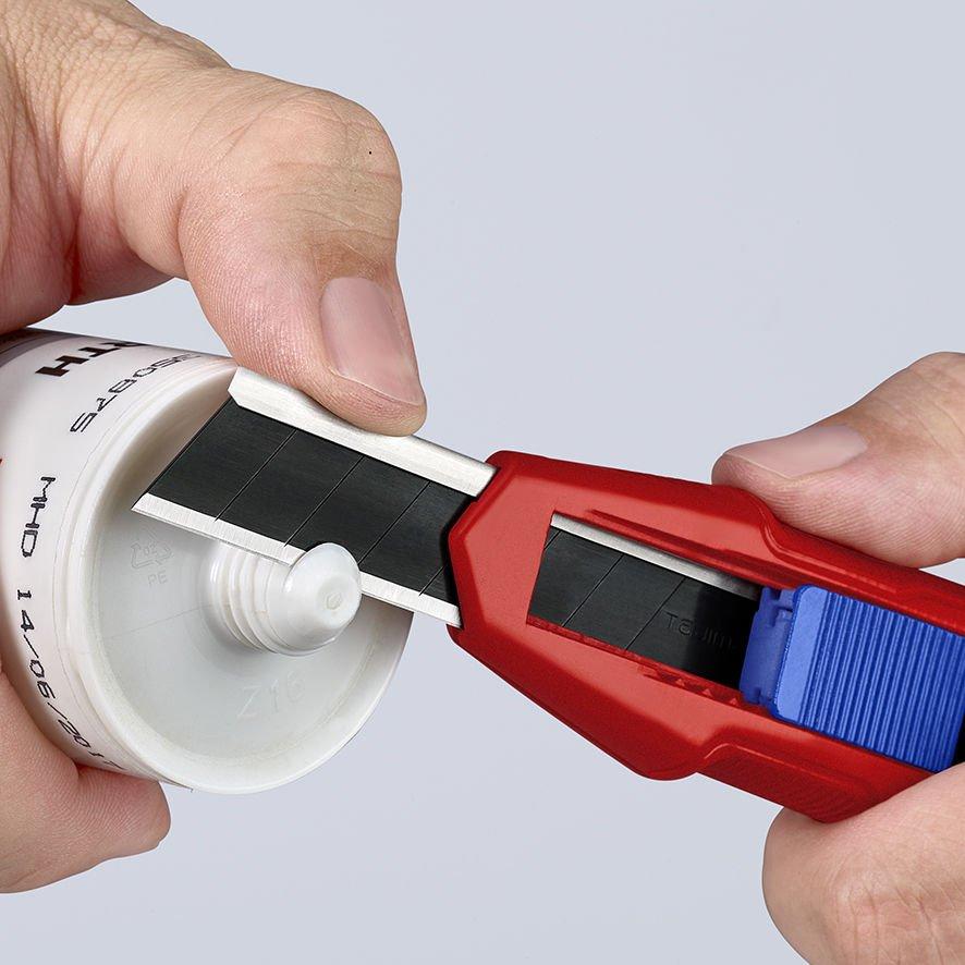 Knipex 90 10 165 BK CutiX Utility Knife