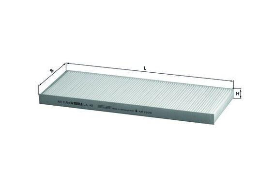 Mahle LA49 Cabin Air Filter Vectra B Bm 96-01 — Air & Cabin Filters