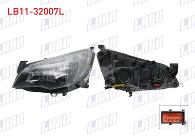 LABO LB11-32007L Headlight Left Daytime LED with Turn Signal Opel Astra J — Tail, Signal & Reflectors
