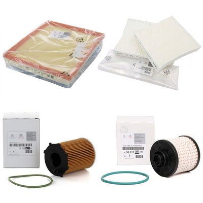Citroen C3 B618 1.6 BlueHDi Periodic Oil Service Filter Set Genuine — Auto Parts Hall, Maintenance & Service Kits