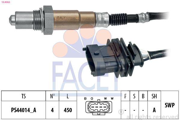 Facet 108362 Oxygen Sensor 1 Konum Opel Corsa D Astra J Mokka Insignia A Meriva B A14net A14xer — Oxygen & Air-Fuel
