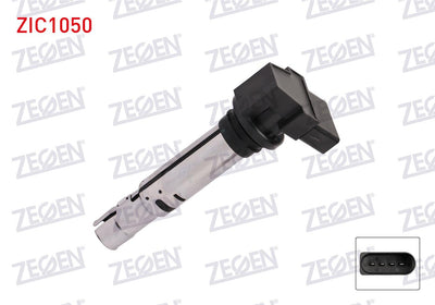Zegen ZIC1050 Ignition Coil Golf V 1.4 TSI 2003-2009 / Bora 1.6i 1998-2005 / Jetta IV 1.4 TSI 2011-/ Passat 1.4 TSI 2005-2008 / A1 1.4 TFSI 2010-/ A3 1.4 TFSI 2012-/ Leon 1.4 TSI 2005-2012