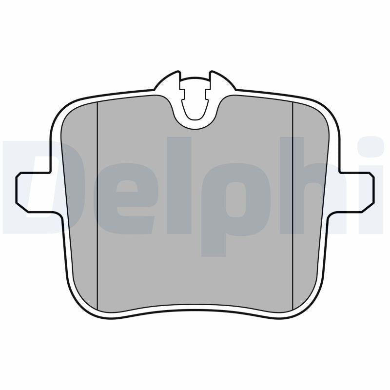 Delphi LP3617 Brake Pad Rear