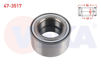 Veka 47-3517 Front Wheel Bearing Left-Right 49X84x48 Master II 98-10 / Movano A 01-10 / Transit T15 94-00 / — Wheel Bearings