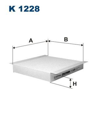 Filtron K8015 Cabin Air Filter Linea-Fiorino-Bbp-Nmo 1.3Mjt-1.4Hdi — Air & Cabin Filters