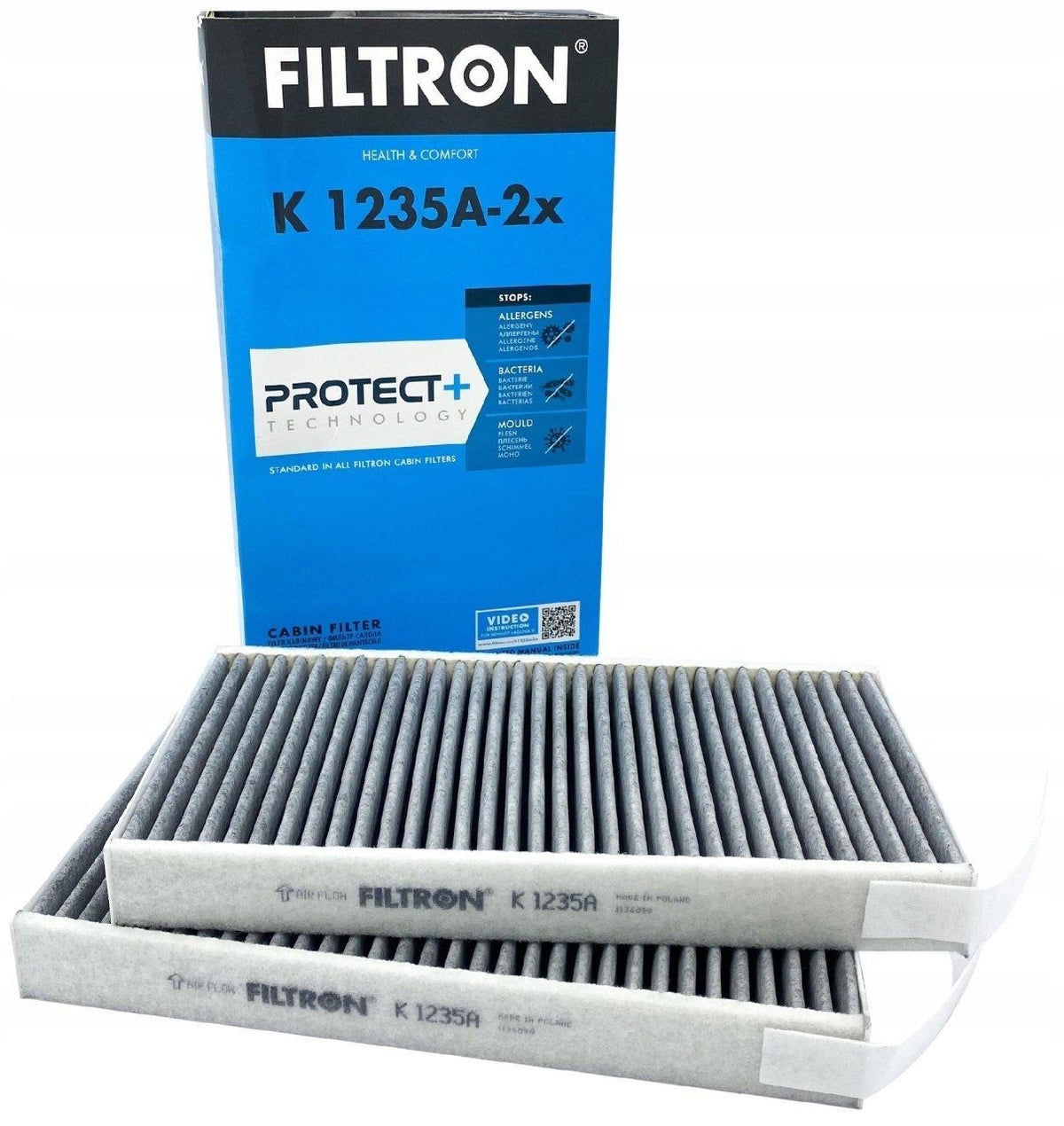 Filtron K1235A-2X - Pollen Filter for Renault Laguna III — Air & Cabin Filters