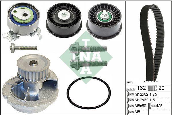 INA 530044131 Tensioner Pulley - Compatible with Clio II, Escape III and 5 more models — Water Pump & Thermostat