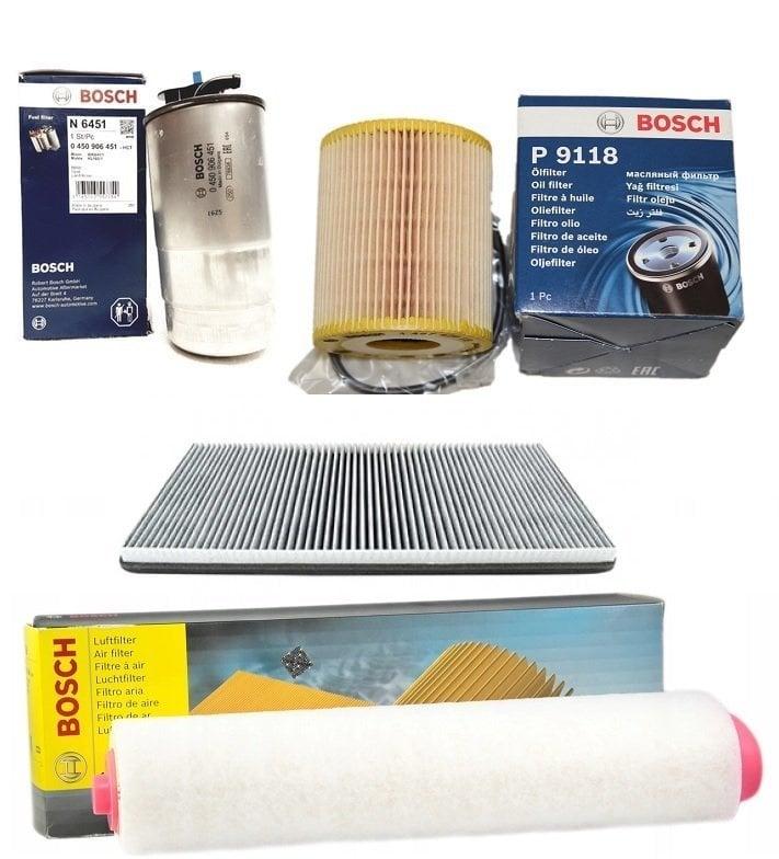 Bosch Range Rover Vogue 3.0d Maintenance Filter Set - Essential Filters for Car Owners and Range — Maintenance & Service Kits
