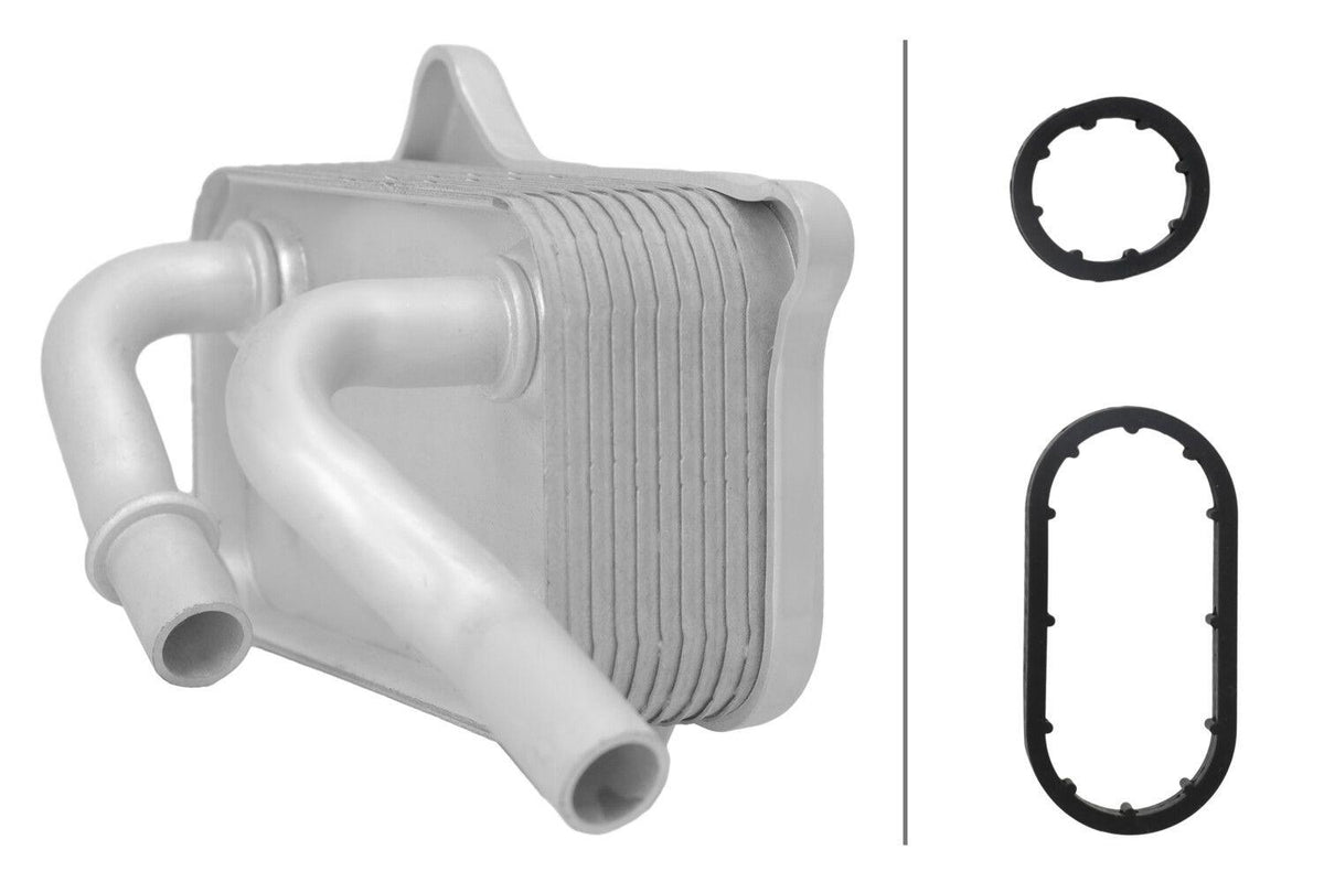Hella 8MO366360-561 Oil Cooler (M112) W202 97 > 00 W203 00 > 07 C208 97 > 02 C209 02 > 09 W211 02 > 08 W220 98 > — Oil System