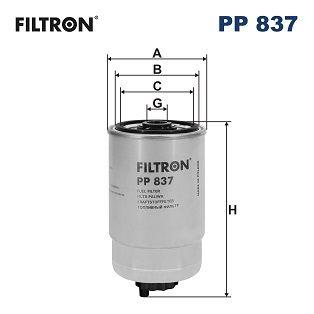 Filtron PP837 Diesel Filter Getz Accent Era Rio 1.5 CRDi — Fuel Delivery