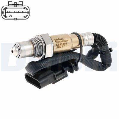 Delphi Oxygen Sensor ES21404-12B1 - Wide Band, Heated, 225mm Cable for Opel Corsa F & Crosland X — Oxygen & Air-Fuel