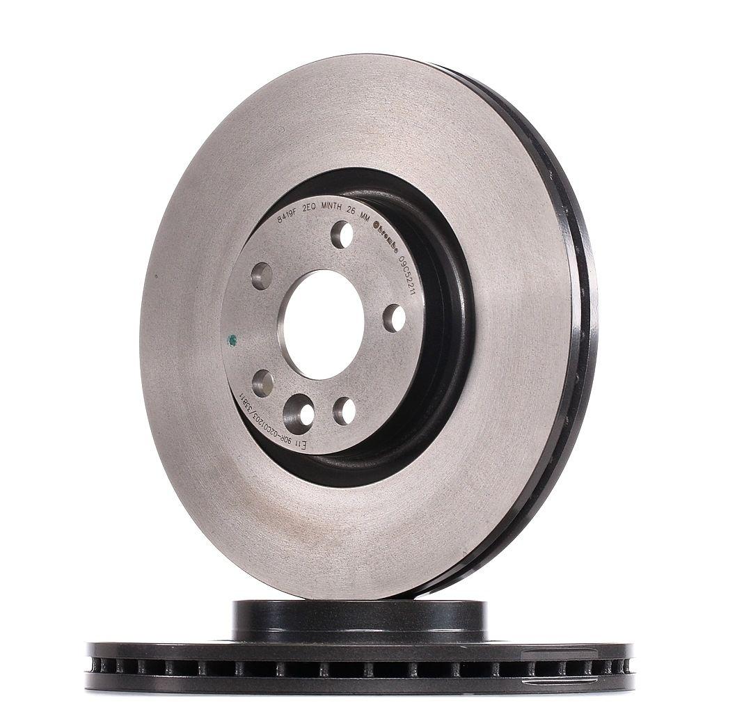 Brembo 09.C522.11 Brake Disc Front Volvo XC60 156 D3 D4 D5 T5 T6 13 > — Brake Rotors & Drums
