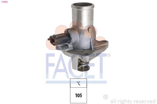 Facet 78860 Thermostat 105 C Opel Astra G/H Insignia 1.6 1.8 A16XER A18XER — Water Pump & Thermostat