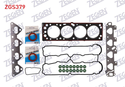 Zegen ZGS379 Upper Set Gasket + Skc Opel Astra G-Vectra B 1.6 16V X16xe-X16xel Victor Reinz with Seal — Gaskets & Seals