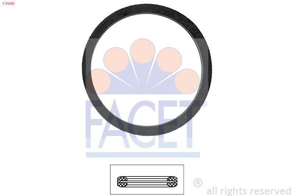 Facet 7.9568 Thermostat Gasket R19 Clio Kangoo Megane Logan — Water Pump & Thermostat