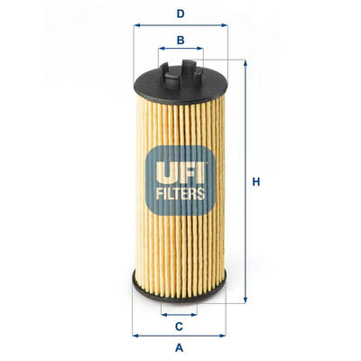 Ufi 25.185.00 Oil Filter (BMW B-37 / 38 / 47 F-45 / 46 / 48 F-54 / 55 / 56 / 57) — Oil Filters