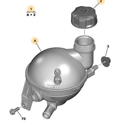 Kale Citroen C4 Water Tank - OEM Replacement for 2005-2010 Models — Water Pump & Thermostat