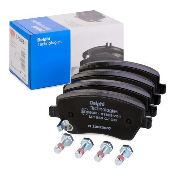 Delphi Front Brake Pads - Compatible with Renault Clio III (2004-2010)