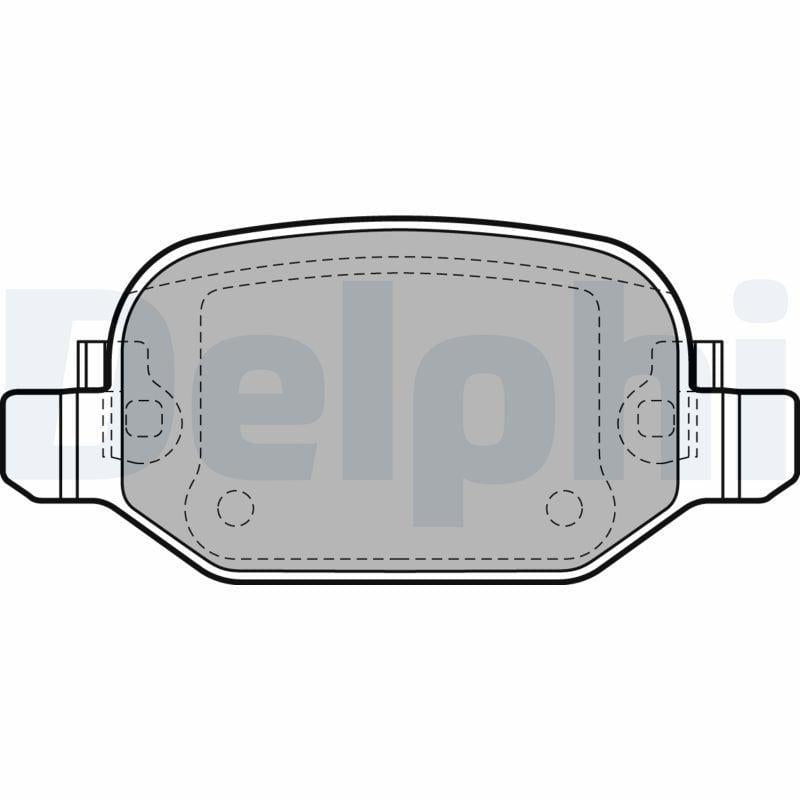 Delphi LP2475 Brake Pad Set — Brake Pads