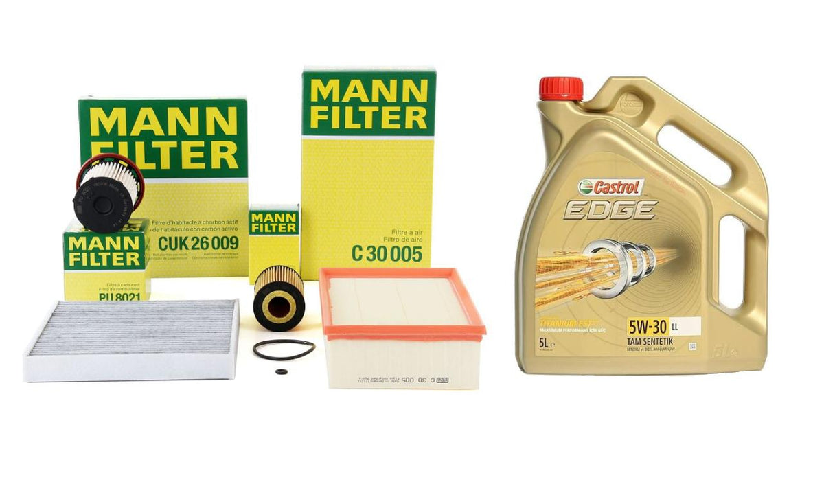Mann Volkswagen Tiguan 2016+ 1.6 TDI Maintenance Kit - Complete Filter Set — Maintenance & Service Kits