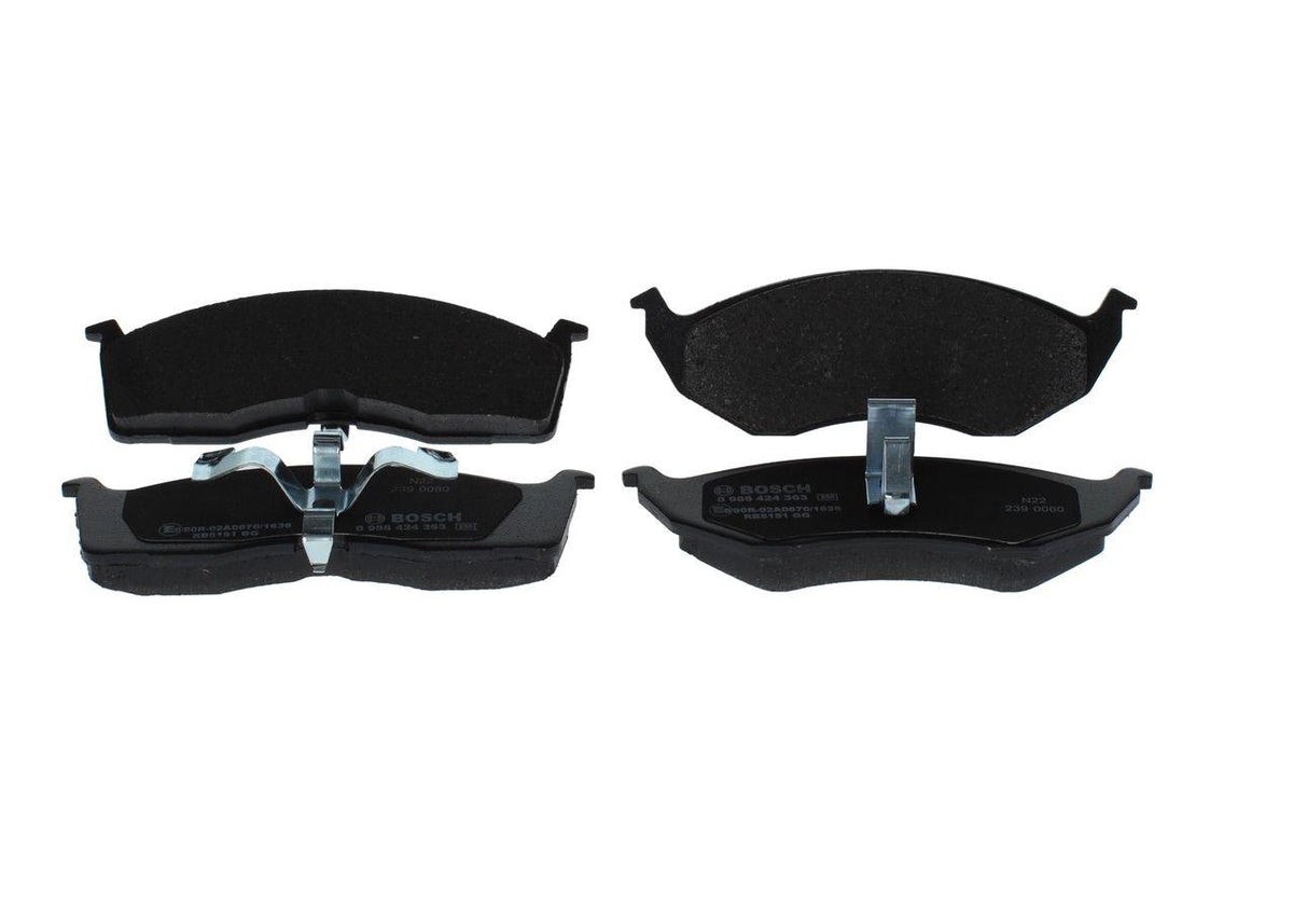 Bosch 0 986 424 363 Brake Pad Front Chrysler Neon II 99 = > — Brake Pads
