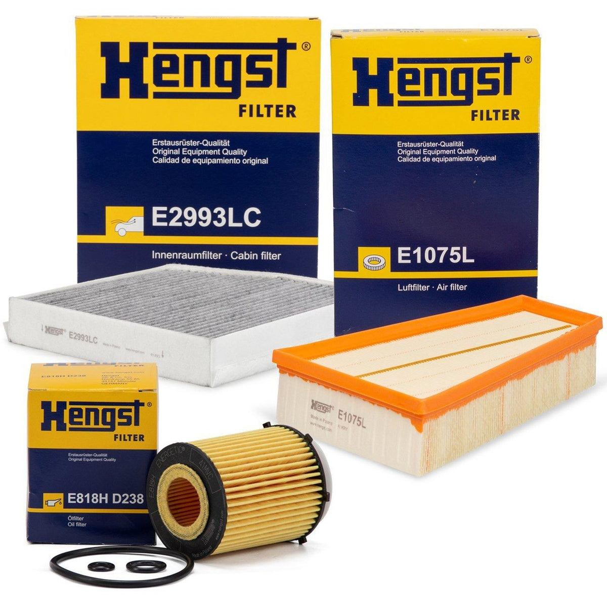 Hengst Mercedes W176 A180 Gasoline Periodic Maintenance Kit - Oil Filter — Maintenance & Service Kits