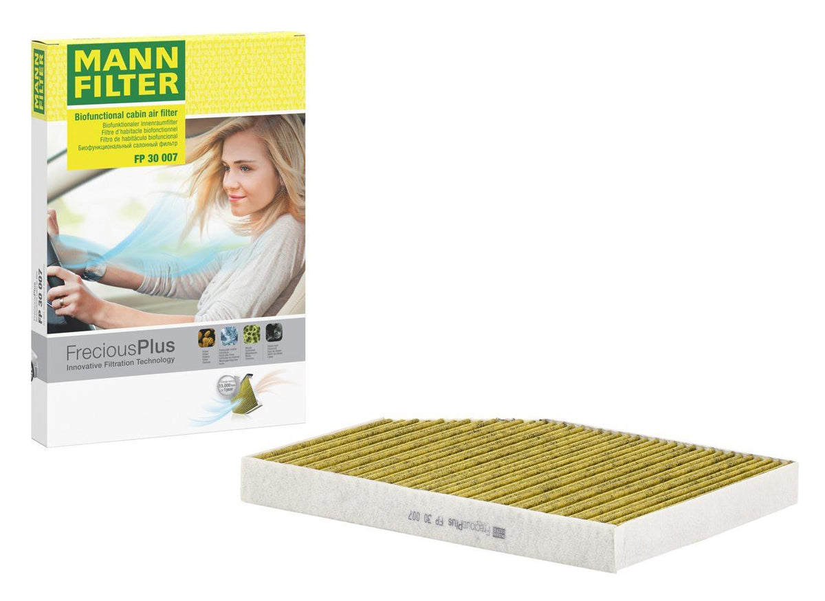 Mann FP30007 Antibacterial with Carbon Cabin Air Filter BMW G20 G21 G26 G42 X3 G01 X4 G02 Z4 G29 2017 — Air & Cabin Filters
