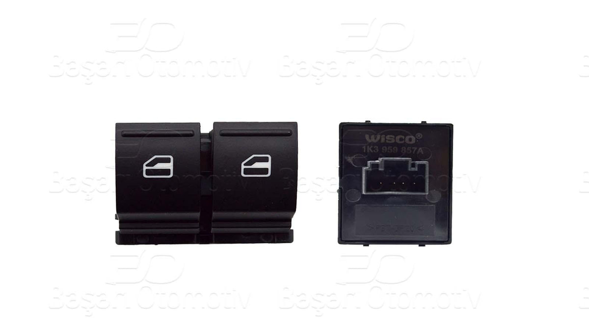 Wisco 1223031-00 Glass Release Switch Front Left 2LI Green Light Skoda Fabı Octavia Suberb 99 > — Switches & Relays