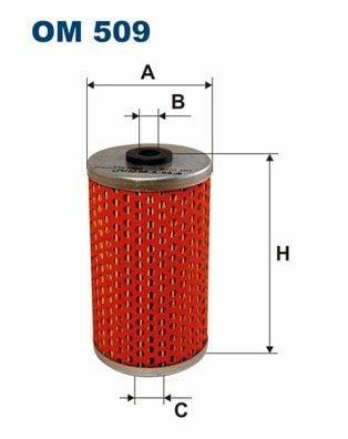 FILTRON OM509 Oil Filter - Compatible with W123, S123 and 2 more models — Oil Filters