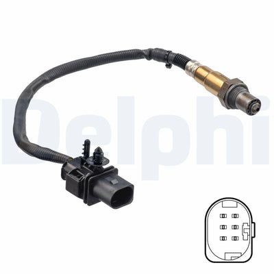 Delphi ES21268-12B1 Lambda Sensor 09-Megane.III 2.0 dCi Master 2.3Dci — Oxygen & Air-Fuel